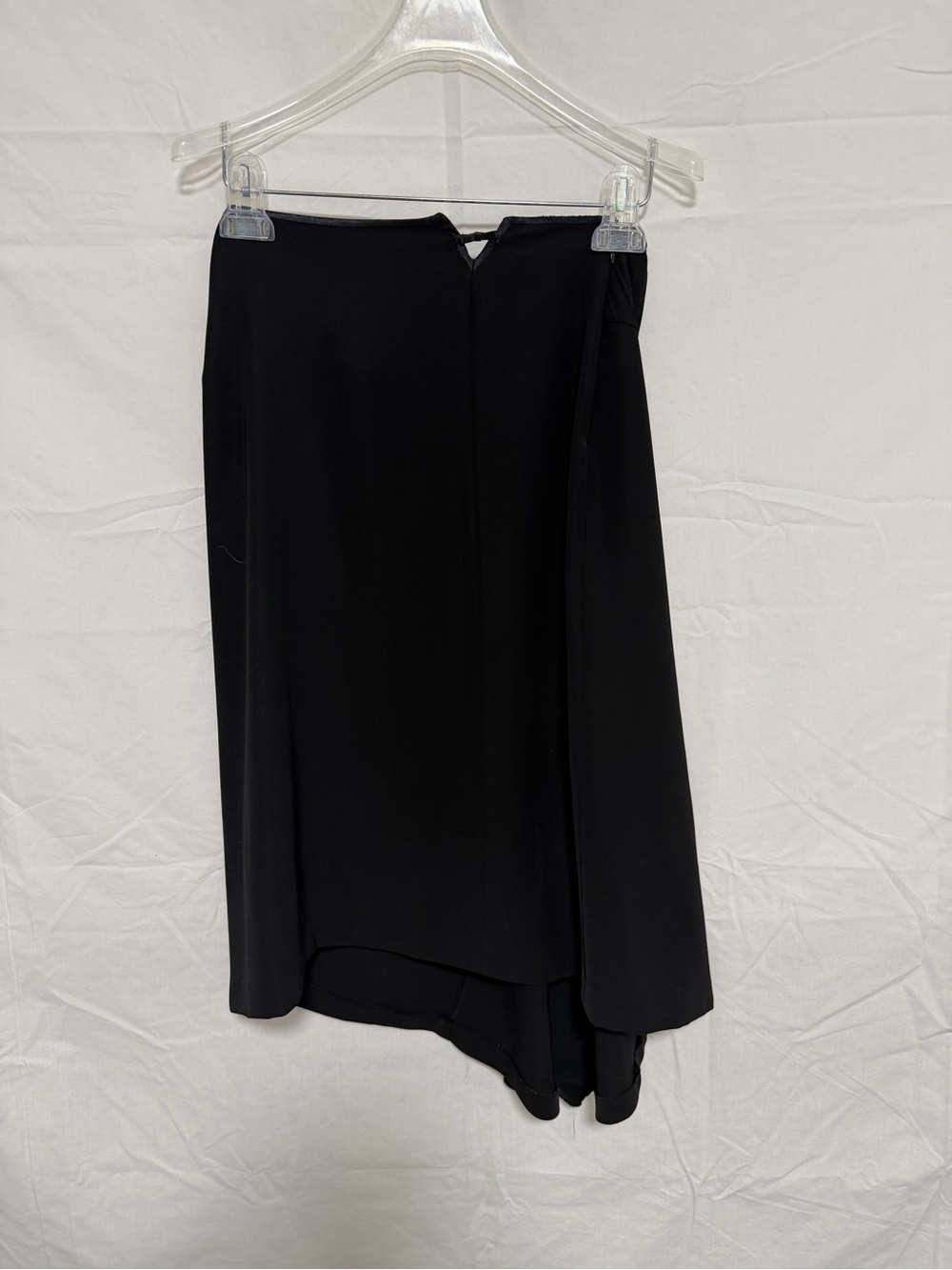 Blumarine Black Asymmetrical Layered Skirt